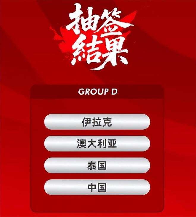 U23亚洲杯第4档进D组不算差,国足出线有望,再战澳大利亚是关键